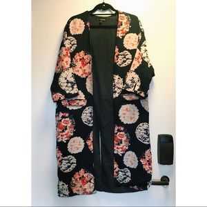 🌸 Floral Blue Kimono from Zara! 🌸